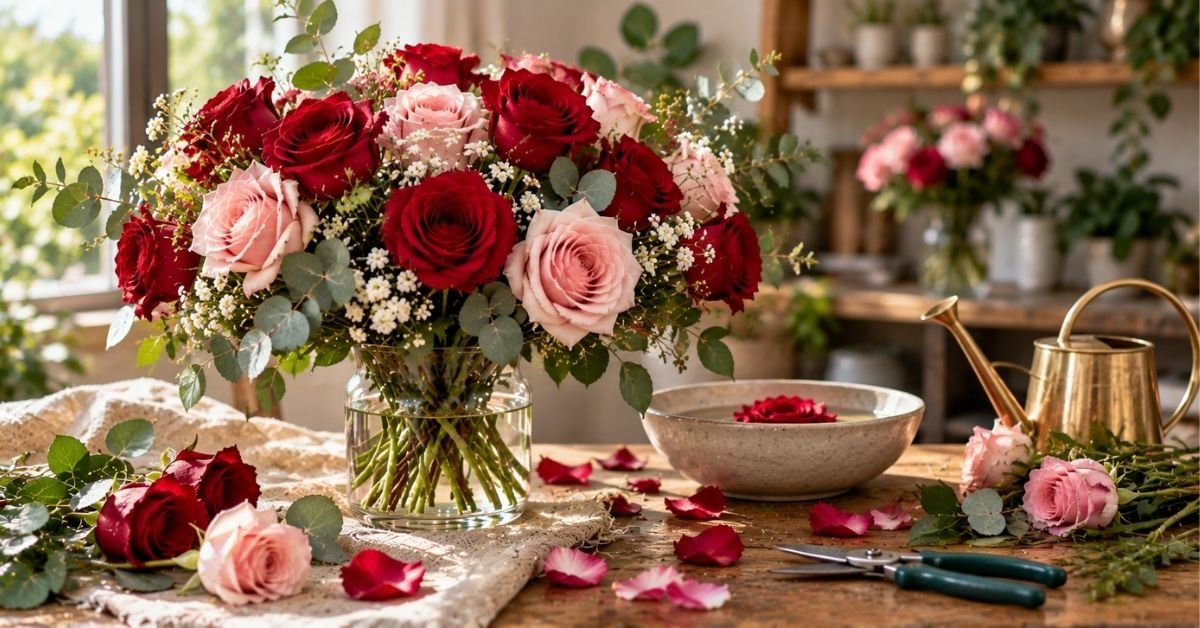 How to Care For, Style, and Revive the Ultimate Rose Flower Bouquet