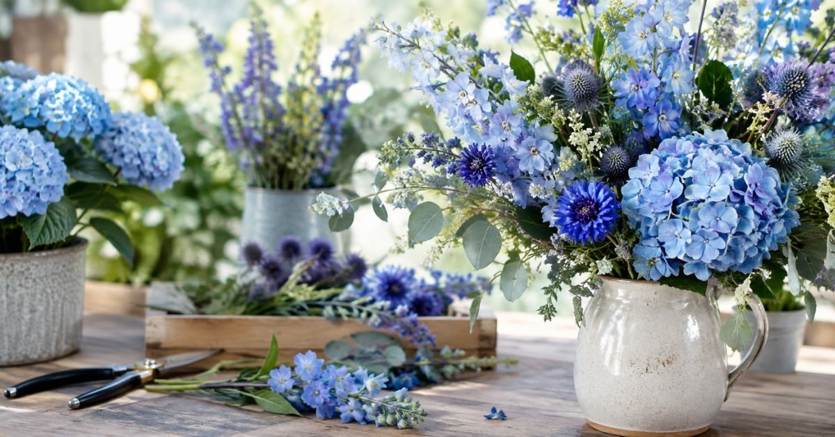 The Botanical Reality of Working with Blue Flowers
